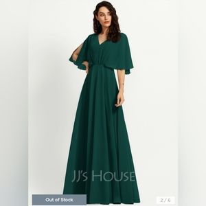 JJ's House Dark Green Dress, Formal Dress, Prom Dress, Bridesmaids Dress,